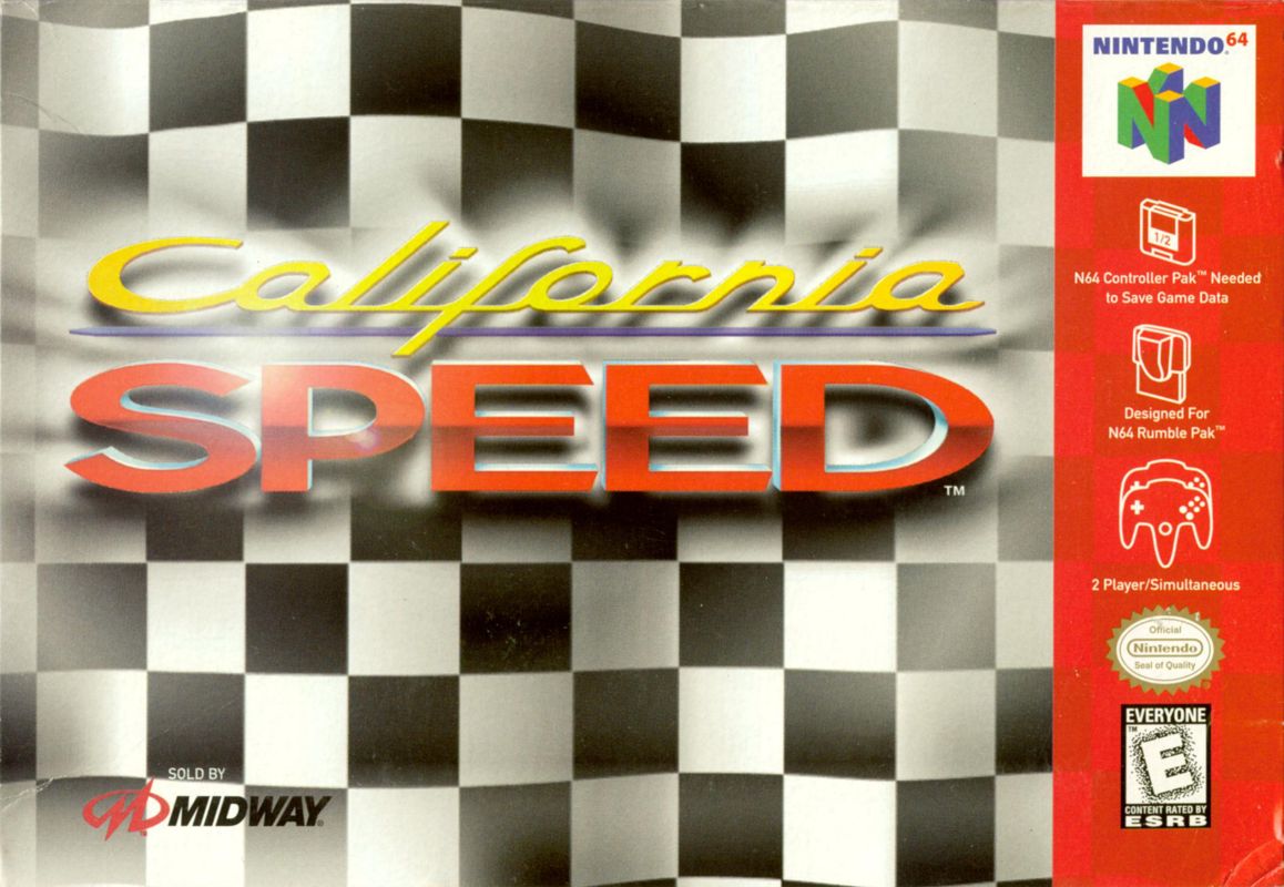 California Speed box art for Nintendo 64